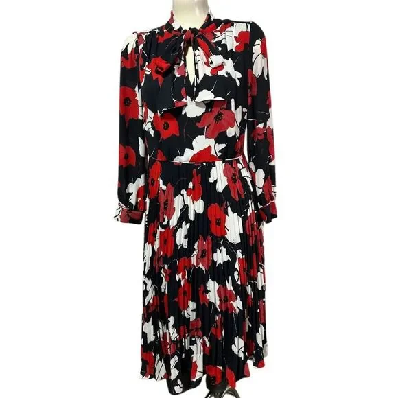 knee length dresses for ladies Pleated And Ruffle Cotton Twill Gown  John Paul Ataker